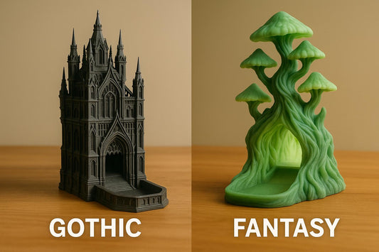 Gothic vs Fantasy: 3D Print Style Comparison