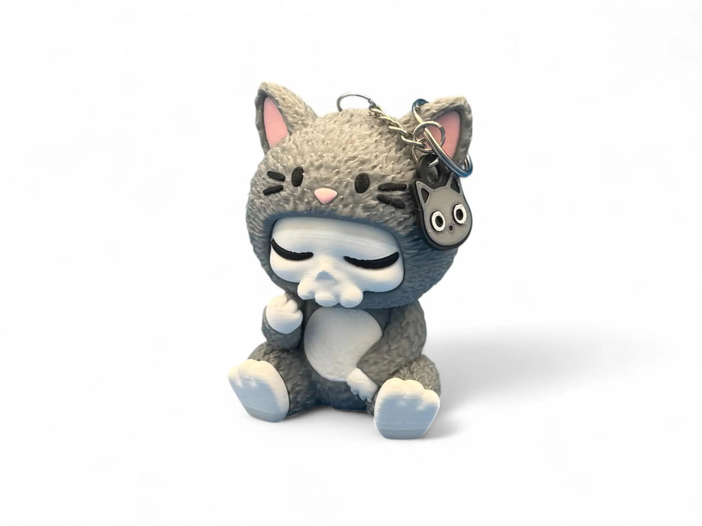 Skubbies Skeleton Keychain Figures | Cute Costume Collectibles | Backpack Accessories, Chibi Inspired Toys - 3rd Prints