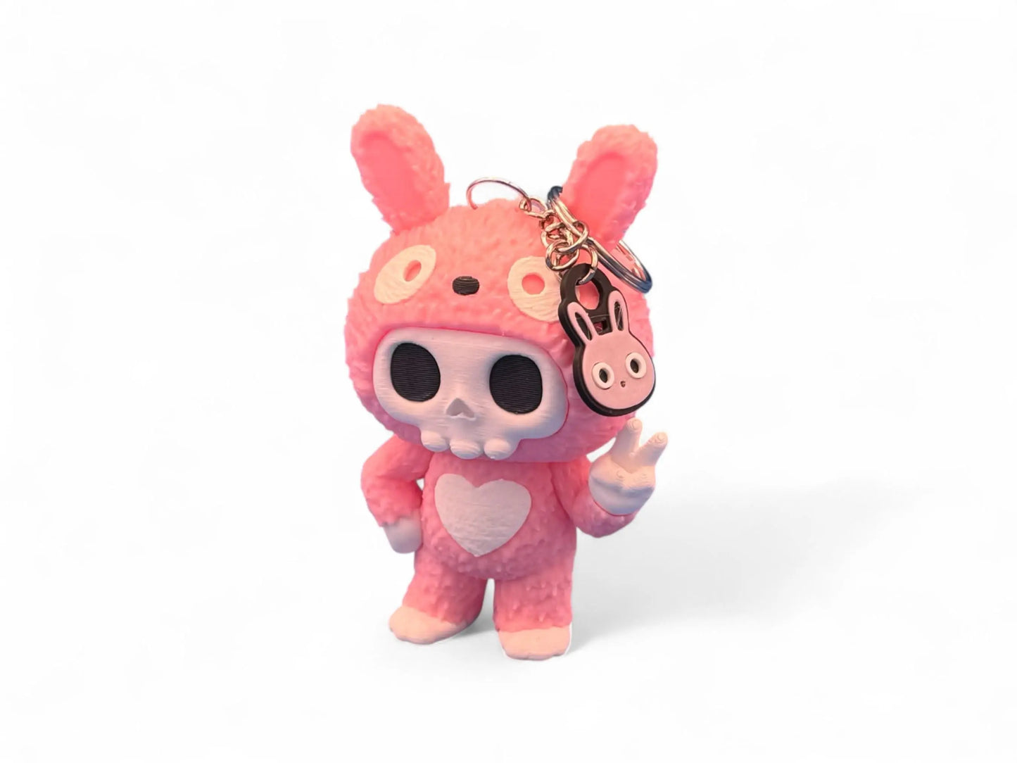 Skubbies Skeleton Keychain Figures | Cute Costume Collectibles | Backpack Accessories, Chibi Inspired Toys - 3rd Prints
