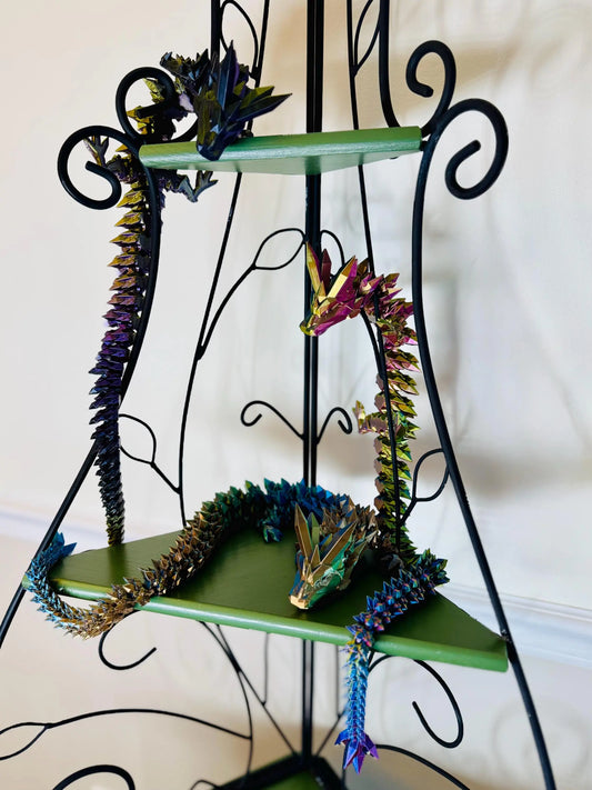 Crystal Dragon – Articulated Flexi Dragon Fidget Toy | 3D‑Printed Desk Pet & Gift | Licensed Cinderwing3D Model 3rd Prints