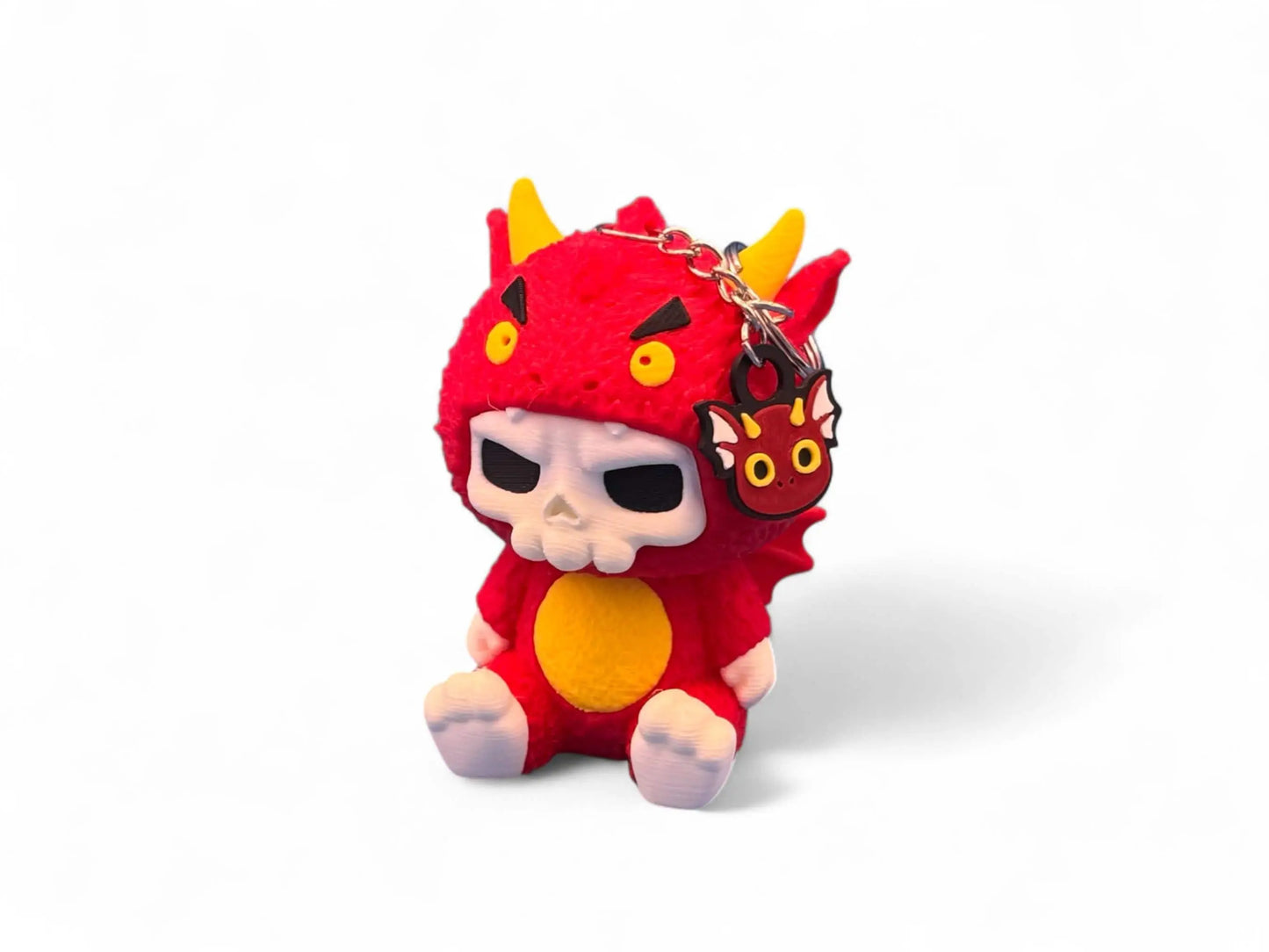 Skubbies Skeleton Keychain Figures | Cute Costume Collectibles | Backpack Accessories, Chibi Inspired Toys - 3rd Prints