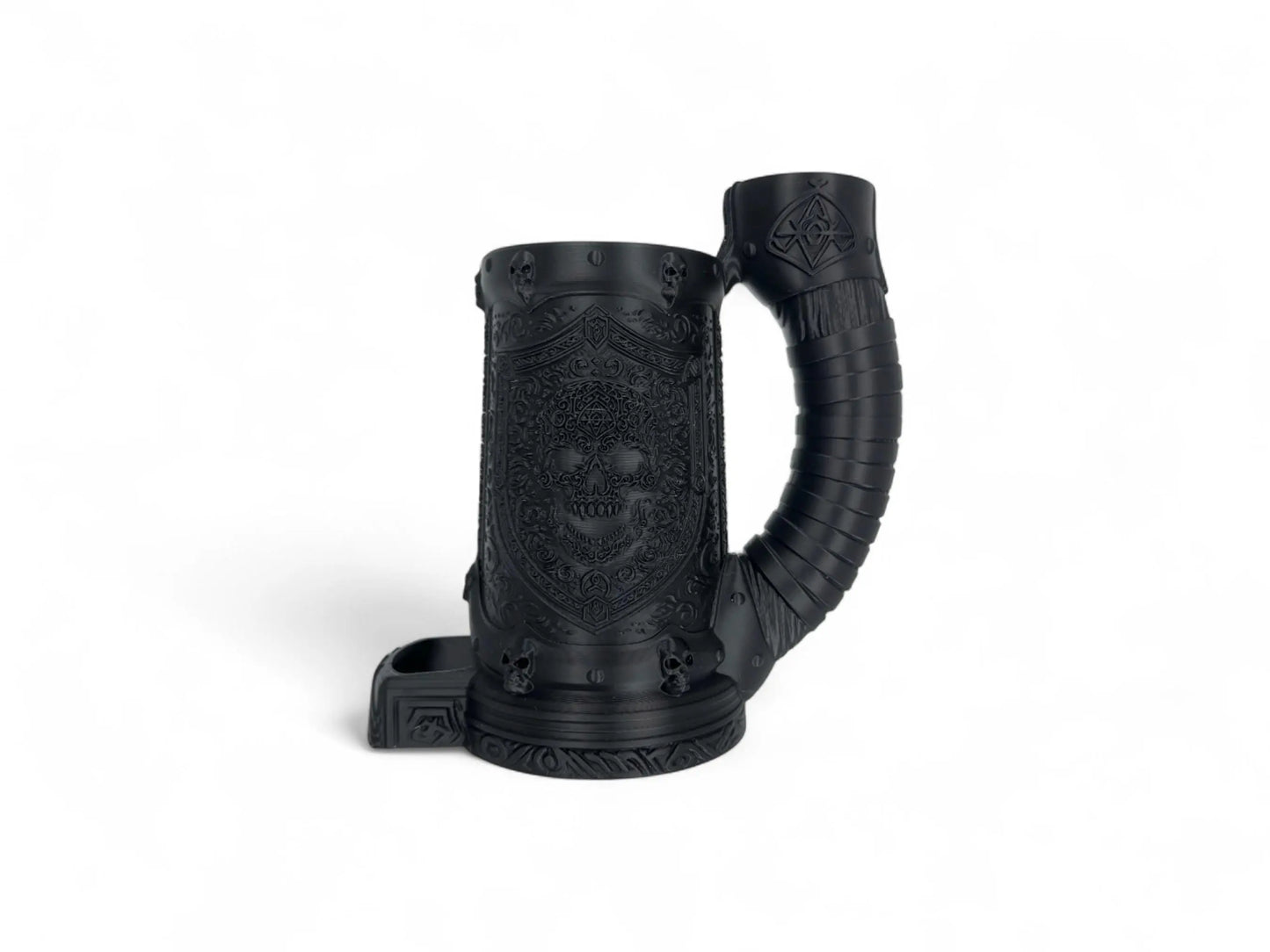Vampiric Resistance Dice Tower with 12oz Can Holder – Gothic DnD Accessory, Dark Fantasy Tabletop Roller, Halloween Gamer Gift - 3rd Prints