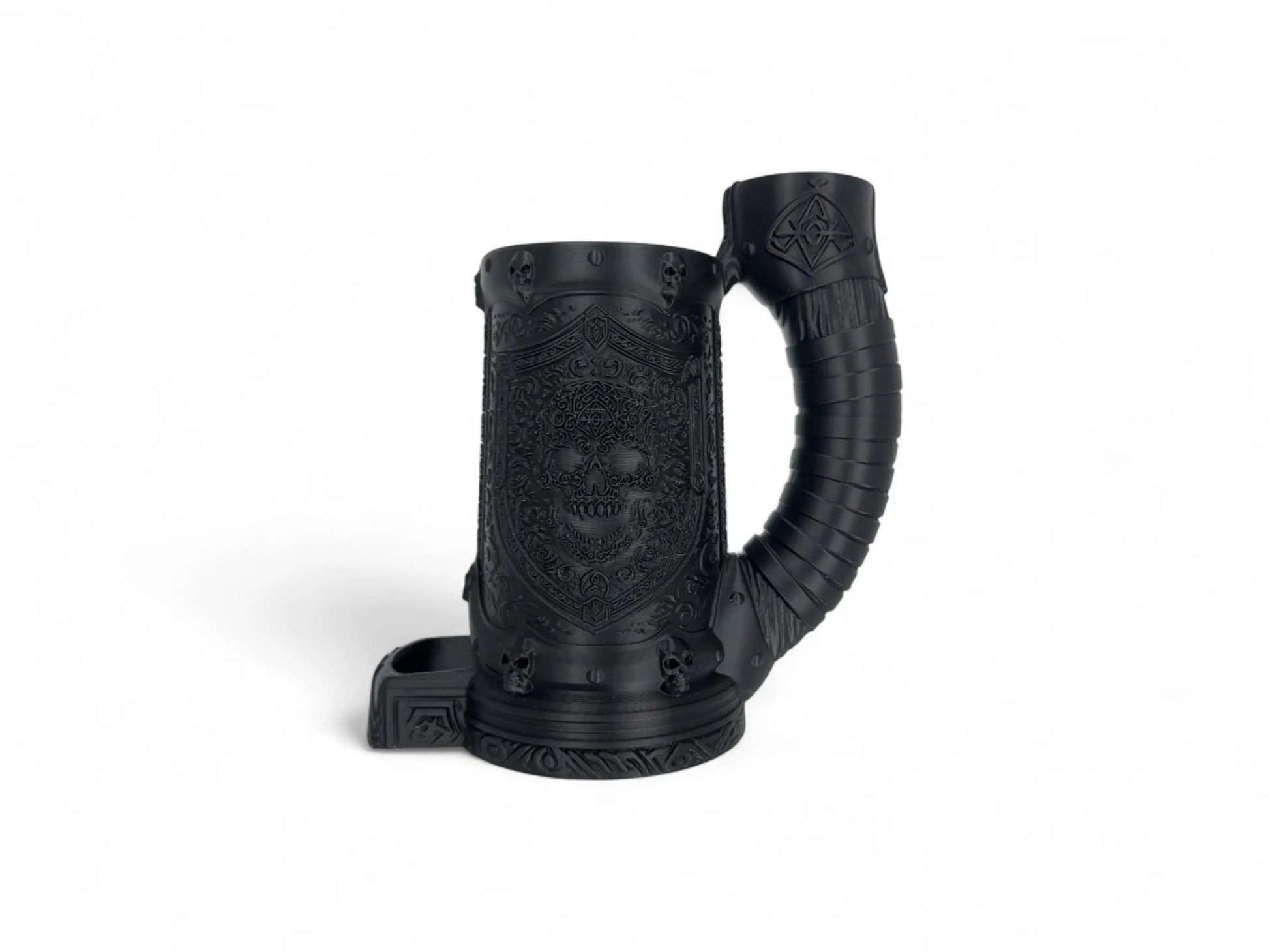 Vampiric Resistance Dice Tower with 12oz Can Holder – Gothic DnD Accessory, Dark Fantasy Tabletop Roller, Halloween Gamer Gift - 3rd Prints